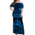 Solomon Islands Off Shoulder Long Dress Unique Vibes - Blue LT8 - Polynesian Pride