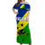 Malampa Province Off Shoulder Long Dress Vanuatu Pattern Unique Style LT8 - Polynesian Pride