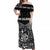 New Caledonia Off Shoulder Long Dress Simple Style - Black LT8 - Polynesian Pride