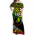 FSM Yap Off Shoulder Long Dress Unique Vibes - Reggae LT8 - Polynesian Pride