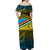 Vanuatu Torba Off Shoulder Long Dress Polynesian LT6 - Polynesian Pride