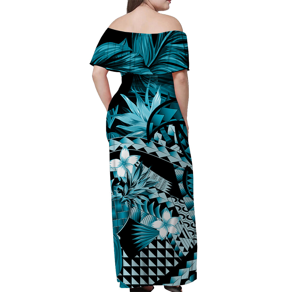 Hawaii Polynesian Hawaiian with Turtle Matching Dress and Hawaiian Shirt No.5 LT6 - Polynesian Pride