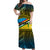 Vanuatu Torba Off Shoulder Long Dress Polynesian LT6 Long Dress Black - Polynesian Pride