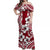 Polynesian Hibiscus Matching Hawaiian Shirt and Dress Fiji Patterns Red LT6 - Polynesian Pride