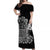 Hawaii Pineapple Off Shoulder Long Dress Polynesian Black Style LT6 Long Dress Black - Polynesian Pride