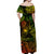 Hawaii Surfing Polynesian Off Shoulder Long Dress Unique Style - Reggae LT8 - Polynesian Pride