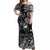 Hawaii Surfing Polynesian Off Shoulder Long Dress Unique Style - Black LT8 Women Black - Polynesian Pride