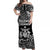 Solomon Islands Off Shoulder Long Dress Unique Vibes - Black LT8 Women Black - Polynesian Pride