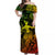 Hawaii Hula Girl Polynesian Off Shoulder Long Dress Unique Style - Reggae LT8 Women Reggae - Polynesian Pride