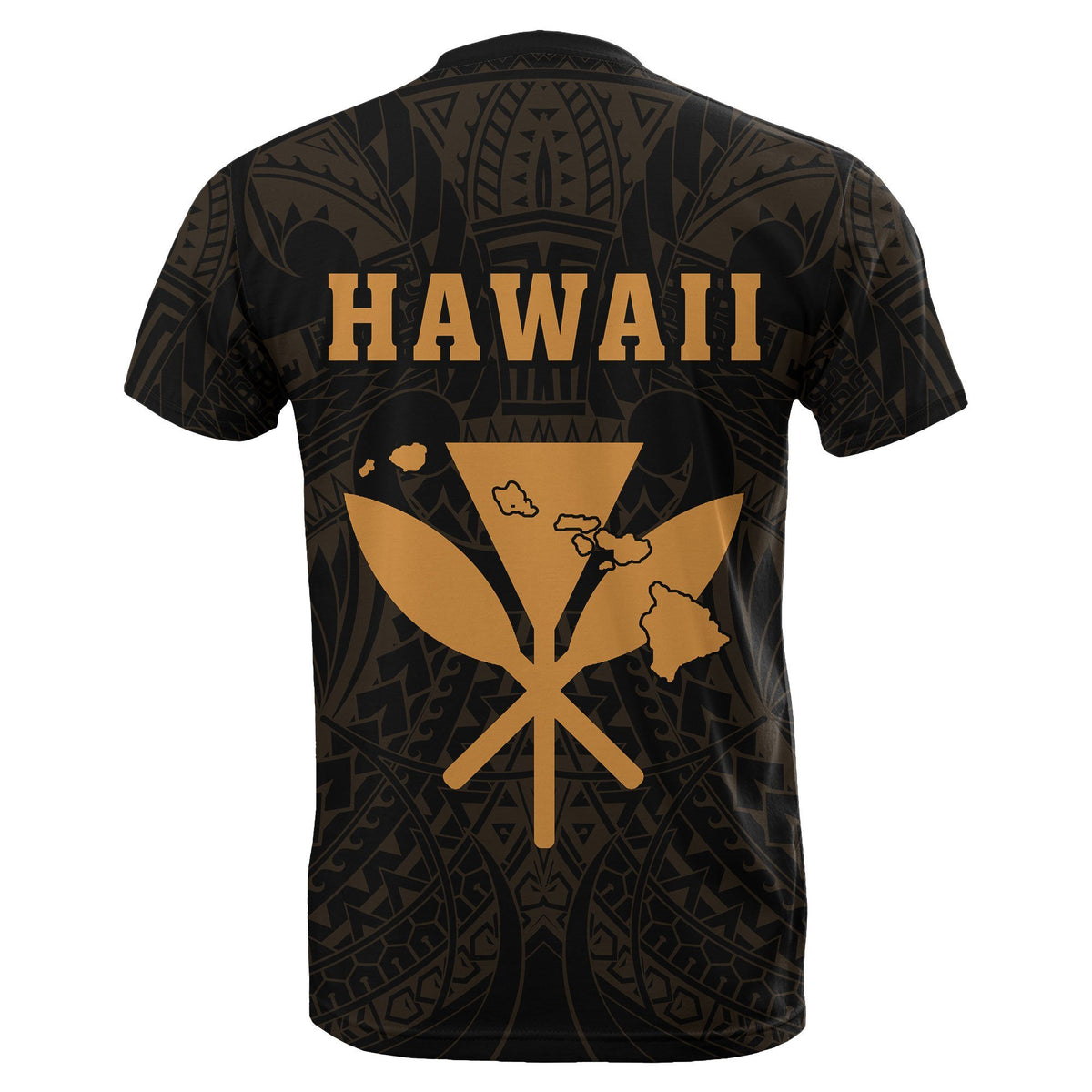 Hawaii Kakau Makau Fish Hook Polynesian T Shirt - Polynesian Pride