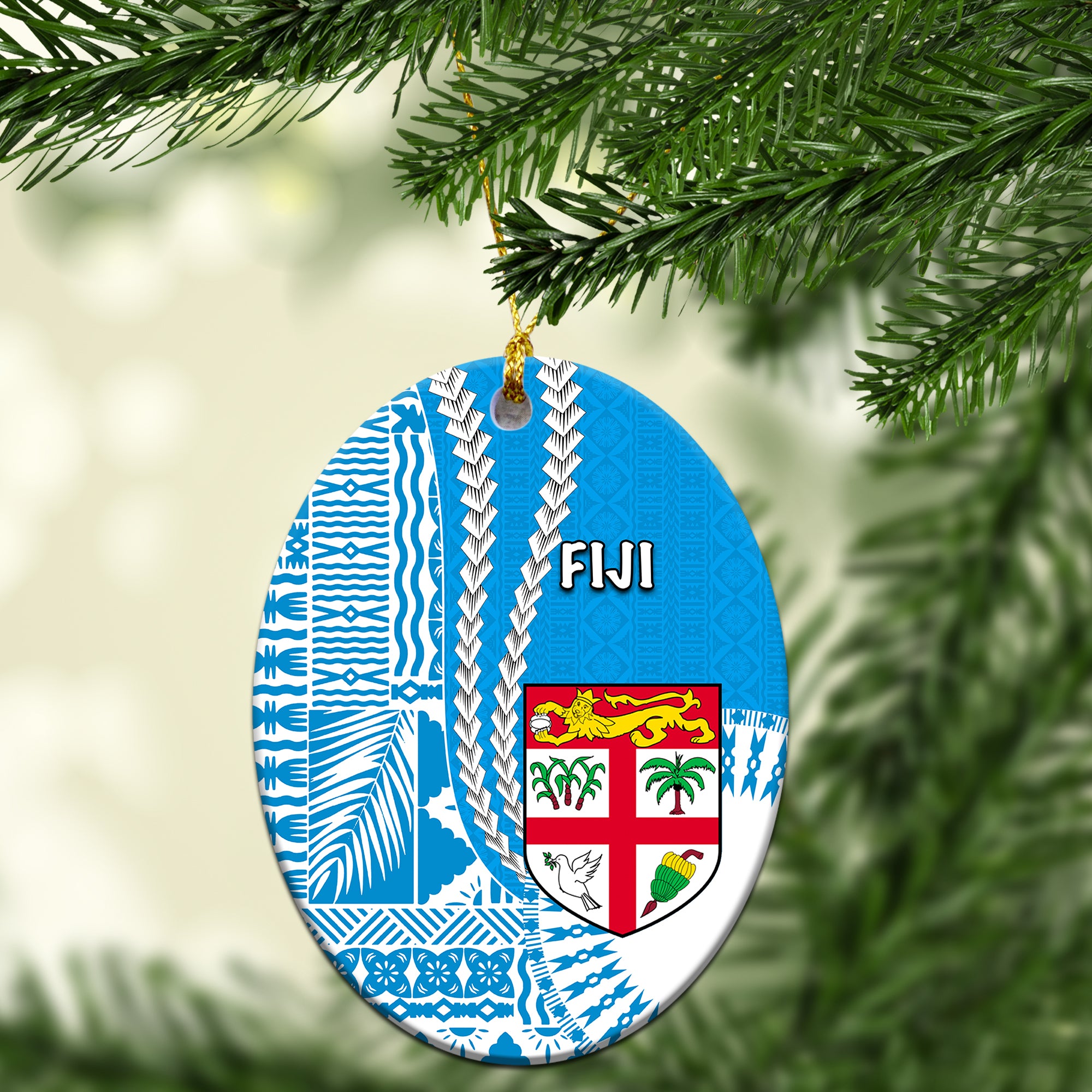 Fiji Christmas Ornament No.2 - LT6 - Polynesian Pride