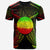 Palau T Shirt Palau Seal With Reggae Line Style Unisex Black - Polynesian Pride