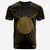 Palau T Shirt Palau Seal With Gold Line Style Unisex Black - Polynesian Pride