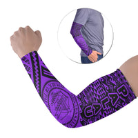 Palau Arm Sleeve - Polynesian Style (Set of Two) Set of 2 Purple - Polynesian Pride