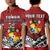 (Custom Personalised) Tonga Polo Shirt KID Independence Anniversary Special Version 2022 LT14 Kid Red - Polynesian Pride