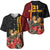 (Custom Personalised) Papua New Guinea Baseball Jersey Unique Bird With Tropical Vintage Plant LT9 Black - Polynesian Pride