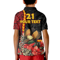 Custom Papua New Guinea Polo Shirt Unique Bird With Tropical Vintage Plant LT9 - Polynesian Pride