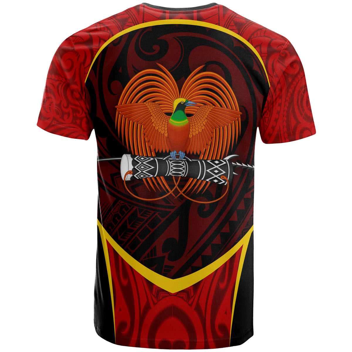 Papua New Giunea Custom T Shirt Sport Style - Polynesian Pride