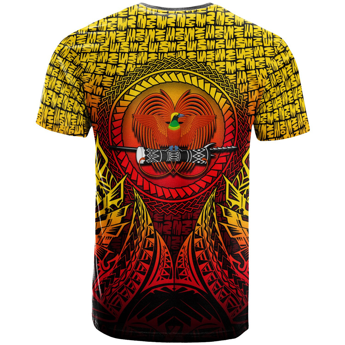 Papua New Giunea T Shirt PNG Circle Pattern - Polynesian Pride