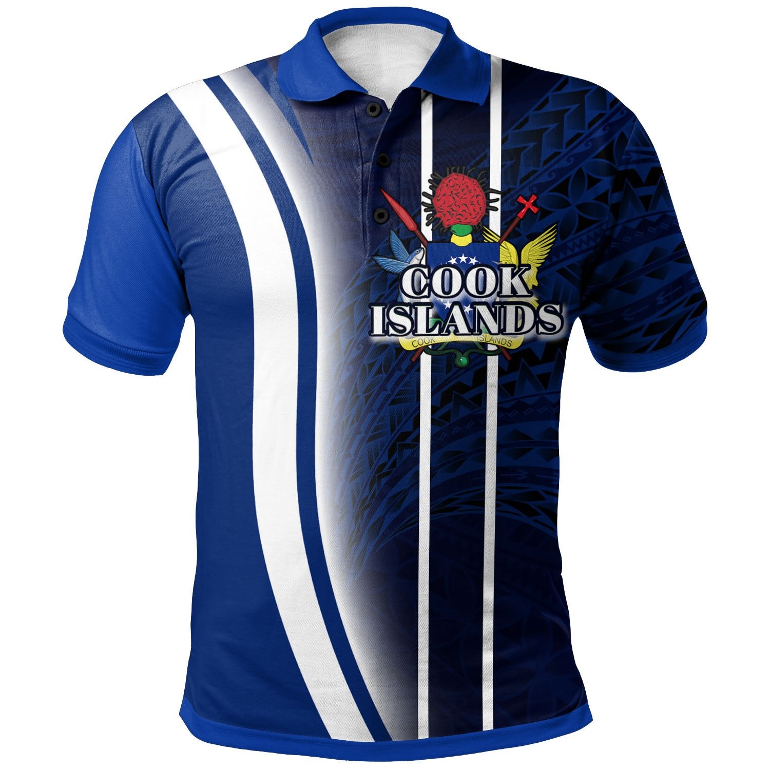 Cook Islands Polo Shirt Special style Unisex Blue - Polynesian Pride