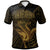 American Samoa Polo Shirt Octopus Style Gold Color Unisex Gold - Polynesian Pride