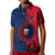 Custom Samoa Independence Day Polo Shirt Military Polynesian Pattern LT9 Kid Blue - Red - Polynesian Pride