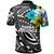 (NUMBER 2) Vanuatu Polo Shirt Polynesian Pattern Black Color LT13 - Polynesian Pride