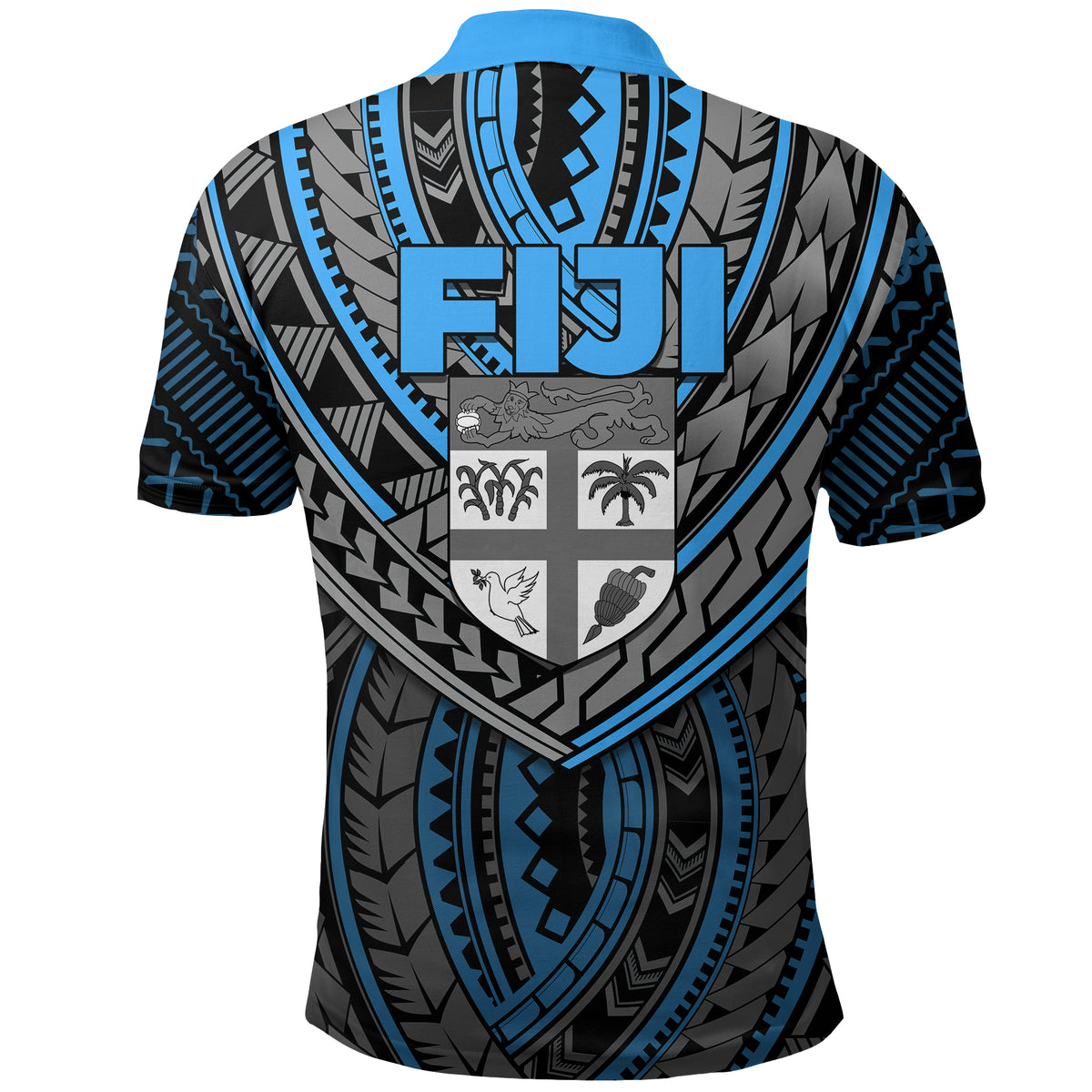 Newest Fiji Polo Shirt Mix Coconut LT13 - Polynesian Pride