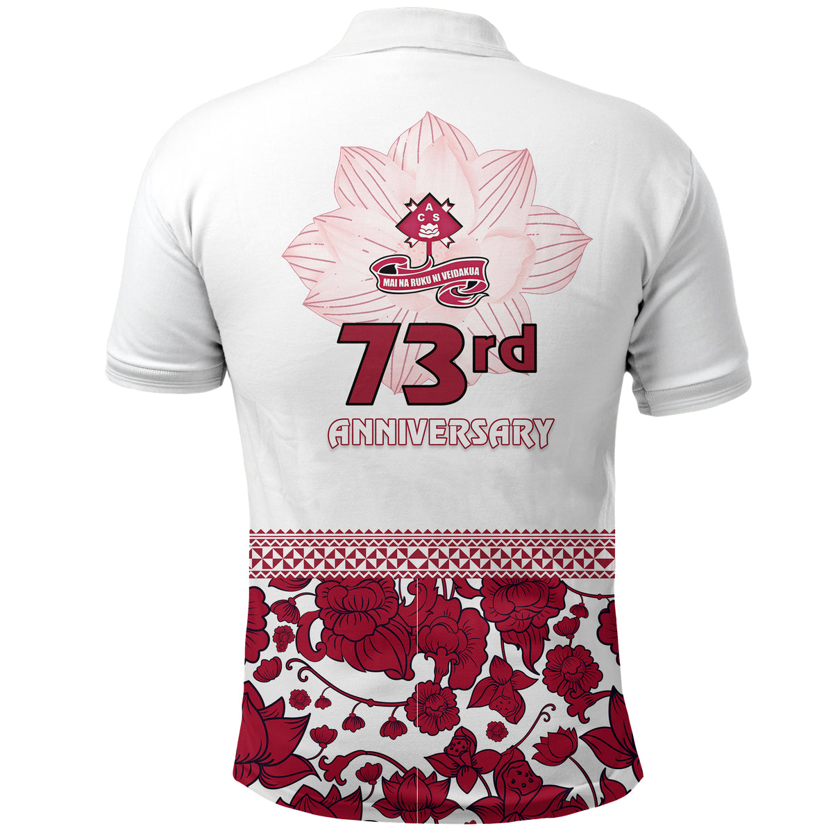 Adi Cakobau Polo Shirt 73rd Anniversary LT13 - Polynesian Pride