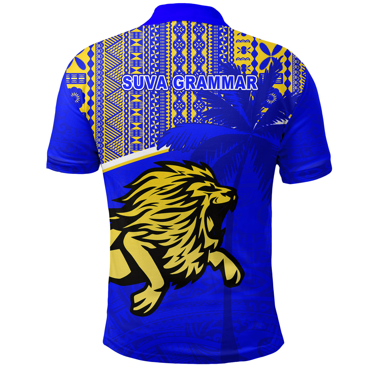 Suva Grammar School Polo Shirt Spirit Lion LT13 - Polynesian Pride