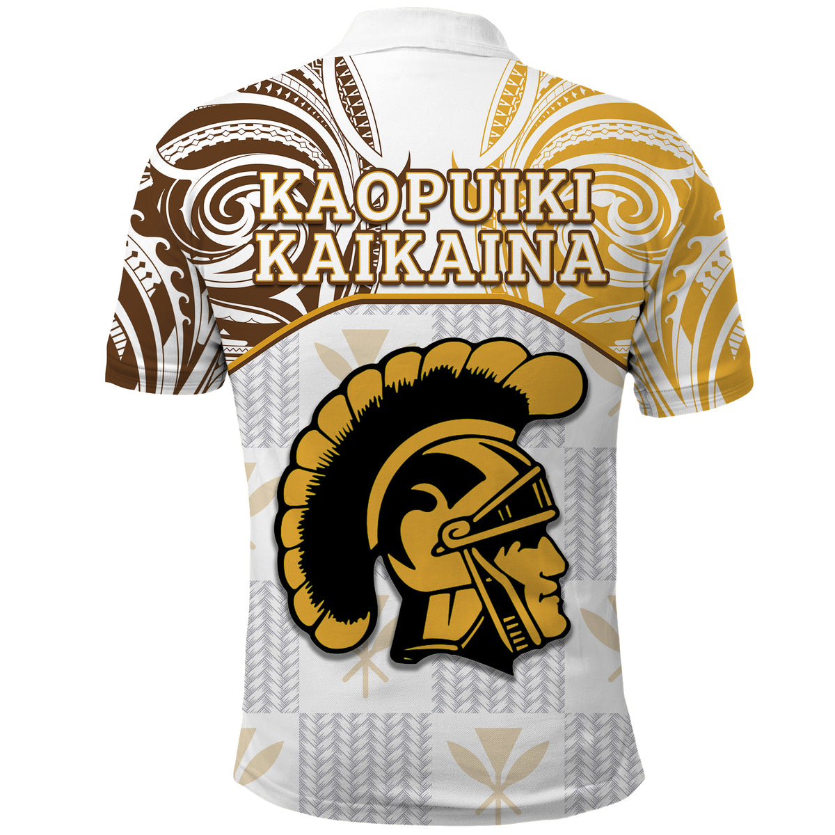 (KAOPUIKI KAIKAINA) Kanaka Mililani High School Polo Shirt Demodern LT13 - Polynesian Pride