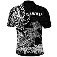 Hawaii Polynesian Polo Shirt Wild Hammerhead Sharks LT13 - Polynesian Pride