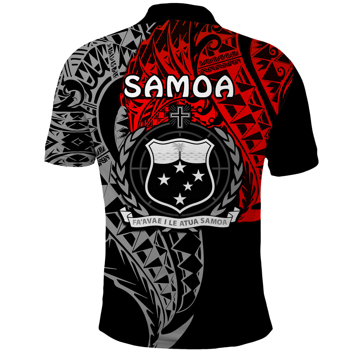Siva Samoa Polo Shirt Samoan Dance Mix Red Polynesian LT13 - Polynesian Pride