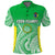 Cook Islands Polo Shirt Pattern Be Unique LT13 Unisex Green - Polynesian Pride