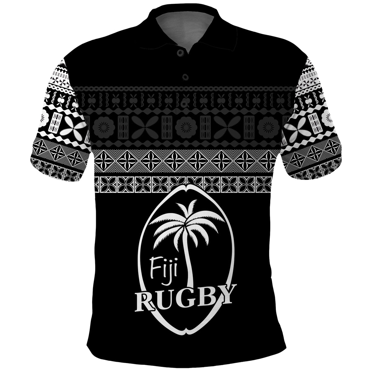 (Custom Text and Number) Fiji Rugby Polo Shirt Lifestyle 2022 Flying Fijians LT13 - Polynesian Pride