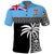 Custom Fiji Tapa Pattern Polo Shirt Coconut Tree LT13 - Polynesian Pride