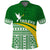 (Custom Text and Number) Tailevu Rugby Polo Shirt Fiji Rugby Tapa Pattern Green LT13 - Polynesian Pride