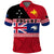 Papua New Guinea New Zealand Polo Shirt Polynesian PNG and NZ LT13 Unisex Red - Polynesian Pride