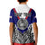 (Custom Personalised) American Samoa Polo Shirt KID Bald Eagle Mix Polynesian LT13 - Polynesian Pride
