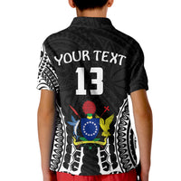 (Custom Text and Number) Cook Islands Polo Shirt KID Polynesian Cultural The Best For You LT13 - Polynesian Pride