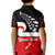 (Custom Personalised) Waitangi Day Polo Shirt KID Maori Fern and Tino Rangatiratanga Flag LT13 - Polynesian Pride