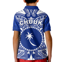 Chuuk Polo Shirt KID Micronesia Simple Pattern LT13 - Polynesian Pride