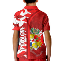 Tonga Unique Polo Shirt KID Camouflage with Tongan Pattern LT13 - Polynesian Pride