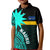 (Custom Personalised) Nauru Polo Shirt KID Flag In Heart No.4 LT6 Unisex Green - Polynesian Pride