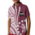 Cook Islands Mangaia Polynesian Polo Shirt KID LT6 Unisex Maroon - Polynesian Pride