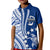 Cook Islands Rakahanga Polynesian Polo Shirt KID LT6 Unisex Blue - Polynesian Pride