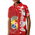 (Custom Personalised) Tonga Unique Polo Shirt KID Camouflage with Tongan Pattern LT13 Unisex Red - Polynesian Pride