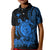 (Custom Personalised) Hawaii Polynesian Polo Shirt KID Blue Sea Turtles Hawaiian LT13 - Polynesian Pride