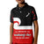 Waitangi Day Polo Shirt KID Maori Fern and Tino Rangatiratanga Flag LT13 Unisex Black - Polynesian Pride