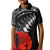 New Zealand Anzac 2022 Polo Shirt KID Maori Mix Fern Poppy LT13 Kid Black - Polynesian Pride